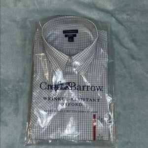 Croft & Barrow Men's Checkered Shirt - Blue and White